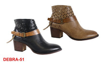 DEBRA-Women'S Western Boots Triangle Laser Cut