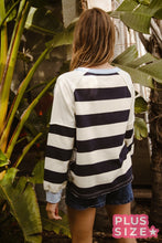 Patchwork and Mixed Stripe Top