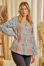 Savana Jane Embroidered Aztec Top
