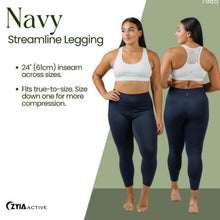Zyia Navy Steamline Leggings